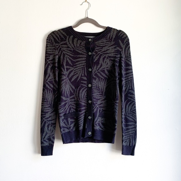 Proenza Schouler for Target botanical fern sweater cardigan X small pre-owned - Picture 1 of 10